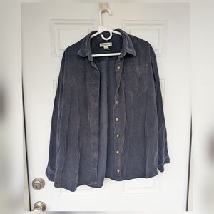 Passport Dark Gray Cotton Shirt